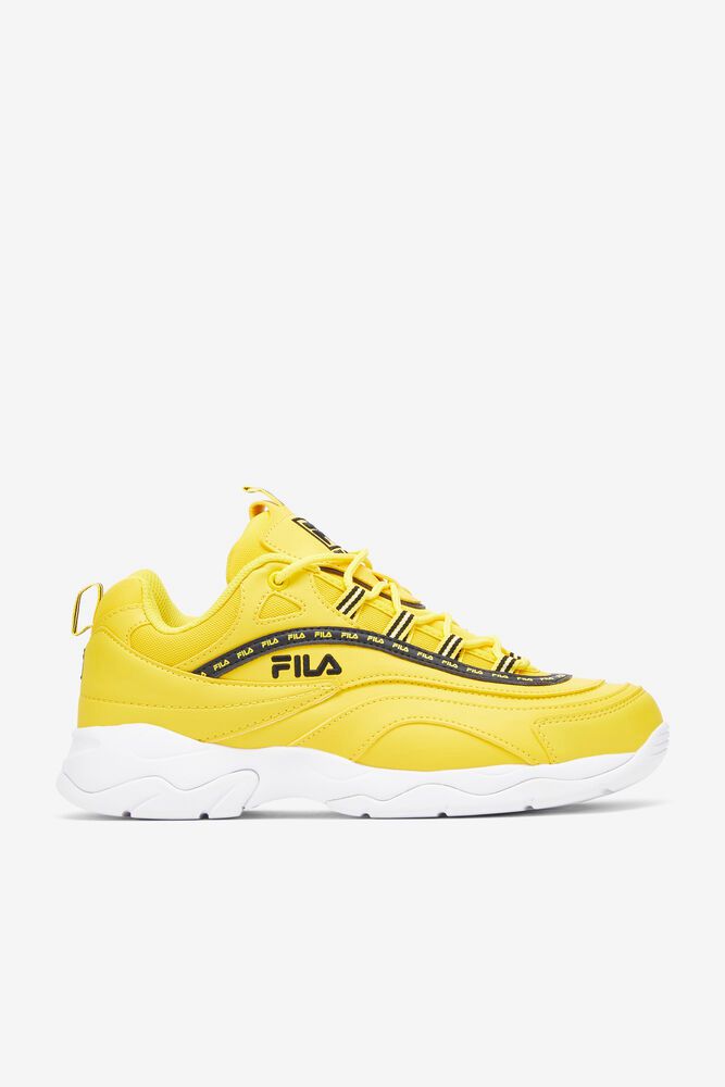 Fila Miesten Tennarit Ray Repeat Keltainen - WZBA-86923